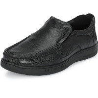 Blue Leather Men's 3943 Black Formal Shoes_6 UK (3943-1)