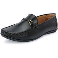 Centrino Black Loafer Shoe for Mens 6548-1