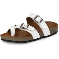 Centrino Women's Slipper/Sliders |Pu Padding On The Footbed |Bounce Back Technology | Comfortable & Lightweight |Everyday Flip Flops For Ladies 7693-8 (White)
