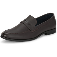 Centrino Slip-On Men's Formal Shoe | Stylish with Soft Cushioned Insole | Trendy Non Lace-Up Design | Perfect for Formal Wear 9703-2 Brown