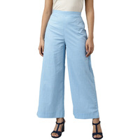 Aurelia Printed Pure Cotton Strechable Palazzo Pants for Women | Ankle Length Palazzo Pants for Women | Pure Cotton Palazzo Pants for Women