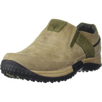 Woodland Men's Dubai Khaki Leather Closed Shoe-40 EU (OGCC 3482119)