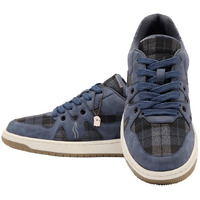 The Souled Store Urban Blaze: Plaid Men and Boys Lace Up Low Top Sneakers with Flexibility & Comfort