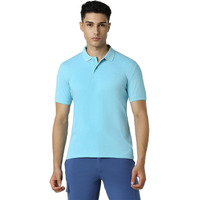 Van Heusen Flex Men's Regular Fit Polo Shirt (VFKPARGFV55769_Aqua