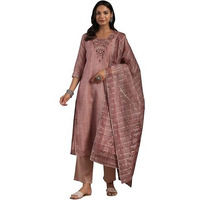 Libas Women's Organza Kurta Set (27635_Pink