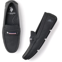 U.S. POLO ASSN. Mens Barnes 4.0 Black Drivers - (UK10) (US11) (2FD24917Z01)