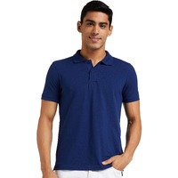 Amazon Brand - Symbol Men's Solid Cotton Rich Polo T Shirt | Collar Tshirts | Half Sleeves | Plain-Regular Fit (Estate Blue_M) (Available in Plus Size)