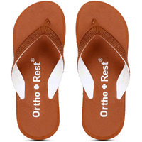 Ortho + Rest Doctor Slippers for Women Orthopedic Non Slip Lightweight Comfortable Flat Casual Stylish Dr Chappals and House Flip flops For Ladies and Girls