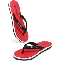 Doctor Walk Flip Flop for Women | Soft Comfortable | Breathable | Fashionable | Stylish | Trendy | Super soft | Lightweight | Anti-Slip Sole | Indoor & Outdoor | (DW-04) (Red-07)