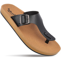 WALKAROO WE1332 Mens Sandals for dailywear and regular use for Indoor & Outdoor - Black