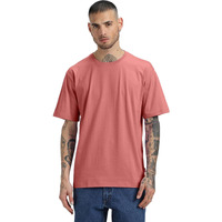 Veirdo Pure Cotton Half Sleeve Round Neck Oversized Fit Solid Soap Nut T-Shirt Men/Boys (OS_100_SOAPNUT_M) (Available in from S to 2XL)