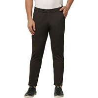 TOPLOT Men's Regular Fit Causal Trouser (Trouser-5068-Coffee-28) Brown