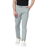 TOPLOT Men's Regular Fit Causal Trouser (Trouser-5068-Grey-38)
