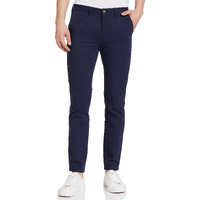 Amazon Brand - Symbol Men's Casual Cotton Pants | Chinos | Trousers (Regular Fit) (Navy 3_28)