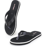 Doctor Walk Flip Flop for Men | Soft Comfortable | Breathable | Fashionable | Stylish | Trendy | Super soft | Lightweight | Anti-Slip Sole | Indoor & Outdoor | (DW-14) (Black-07)