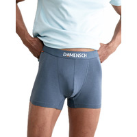 DAMENSCH Men's Deo-Cotton Deodorizing Trunks- Pack of 1- Marble Blue- XX-Large