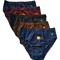 Rupa Jon Women's Cotton Panty (Pack of 5)(Colors May Vary) (100), 2XL(Colors and Prints May Vary) Assorted