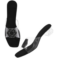 SilverArrow Womens Breezy Cove Black Heeled Sandal_7 UK (4nahl1131)