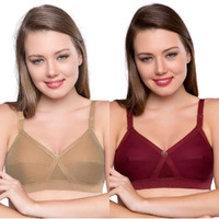 TRYLO KPL Combo Pack 40 Marun & Nude E - Cup