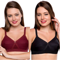 TRYLO KPL Combo Pack 36 Black & Marun C - Cup
