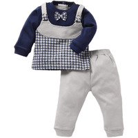 BABY GO 3-6M/6-12M/12M-18M/18-24M Full Sleeves 100% Soft Cotton Clothing Set/Infant Wear/Clothes For Baby Boys, Blue