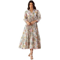 GRECIILOOKS Dress for Women Stylish | One Piece Dress for Women Long | Women Dress | Long Dress for Women | Maxi Dress for Women (in, Alpha, S, Regular, Multicolor)