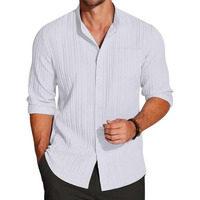 Leriya Fashion Men's Solid Regular Fit Shirt (LF-MS-6242_White