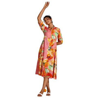 GRECIILOOKS Rayon Below The Knee One Piece Maxi Bodycon Dresses Midi Dress for Women (GL-WD1229_Pink