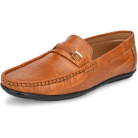 Centrino Mens Loafers Loafer, Tan, 6 UK