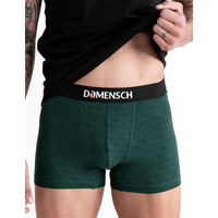 DAMENSCH Men's Regular Fit Printed Cotton Trunks| Combed Cotton, Stretchy Fabric, Anti-Bacterial and Microfibre Waistband