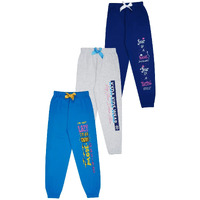 KYDA KIDS 100% Girls Cotton Printed Track Pants (Pack of 3)