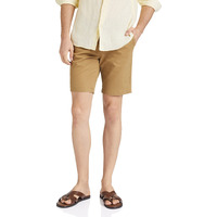 Amazon Brand - Symbol Men's Cotton Chino Shorts | Half Pants | Nikker | Stretchable Lounge Wear (Casual | Summer | Bermuda) (Khakhi_42)