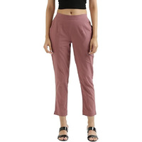 DIGITAL SHOPEE Women's Regular Pants (DS-TC1-Rose Taupe |4XL_Rose
