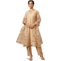 Amazon Brand - Myx Women's Rayon Salwar Suit (AW24-MYX-SKD-VN-08_Golden Beige_XS)