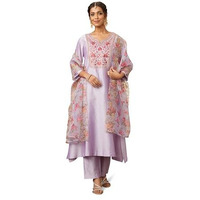 Amazon Brand - Myx Women's Rayon Salwar Suit (AW24-MYX-SKD-VN-06_Lilac_2XL)
