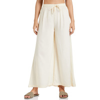 Amazon Brand - Myx Women's Loose Palazzo (PAG 241 B_Ecru_XXX-Large)