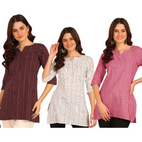 DSK Studio Women's Striped Regular Dress Shirt (3-KU1002-Maroon-White-Pink-S_Maroon-White-Pink