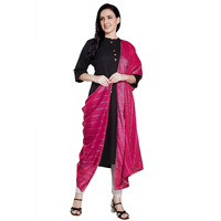 RANI SAAHIBA Women's Cotton Embroidered Dupatta(SKRDD2738_Rani)