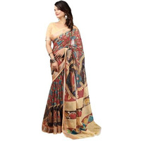 GRECIILOOKS Women's Cotton Sarees (GL-S2436_Multi)