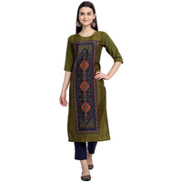 7Threads Kurti for Women|| Kurta for Women|| Kurta|| Women's Kurta|| Casual Kurta for Women|| Kurta for Women Office & Regular Wear Kurta for Women|| Kurti|| Kurti for Girls||_Q_530058_L Green