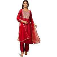 Amazon Brand - Myx Women's Rayon Salwar Suit (AW24-MYX-SKD-VN-02_Dark Pink_3XL)