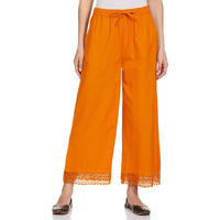 Amazon Brand - Myx Women Relaxed Bottom Orange Ochre M