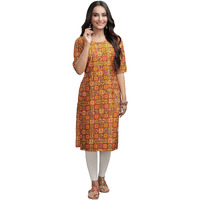 Pinkmint Women's Digital Printed Straight Kurta[Surbhi-530333-XL]