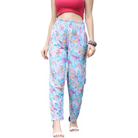 GRECIILOOKS Womens Rayon Palazzo Regular Fit Palazzo Pants (Pink, Large)