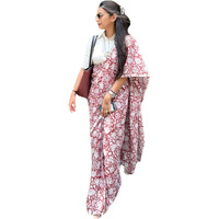 StyleScope Women's Printed Chanderi Cotton Saree With Unstitched Blouse Piece (Lotus Maroon_Maroon_Free Size)