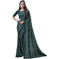 Jaanvi fashion Printed Crepe Silk Saree With Blouse Piece (pearl-silk-vol-1-14004-a-v)