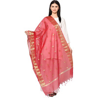 Weavers Villa Women's Banarasi Poly Silk Woven Dupatta, 2.25 Mtrs