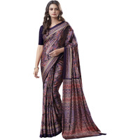 Jaanvi fashion Printed Crepe Silk Saree With Blouse Piece (pearl-silk-vol-1-14006-d-v)