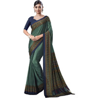 Jaanvi fashion Women's Crepe Silk Printed Saree With Blouse (grandness-9304-a-v)
