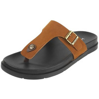 Metro Men Tan Flat Casual/Comfort Synthetic Leather Chappal UK/6 EU/40 (16-761)